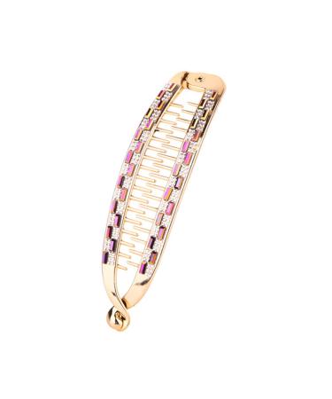 KALLORY 3pcs Rhinestone Horsetail Wild Pins Set - Women's Vertical Hair Accessories with Golden Clincher - Perfect Birthday Gift - Buy Online on GoSupps.com