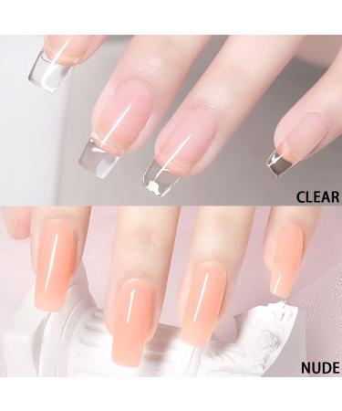 Lofuanna Poly Gel Nail Kit - 2 Colors Starter Kit with Clear Nude Builder Gel - All-in-One Nail Gel Set for Beginners - Buy Online on GoSupps.com