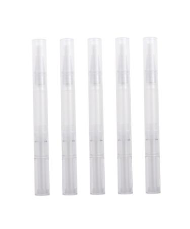 15pcs Clear Fingernail Polish Gel Nail Polish Clear Nail Polish Clear Gloss Lip Gloss Empty Eyelash Tube Size 2 As Shown