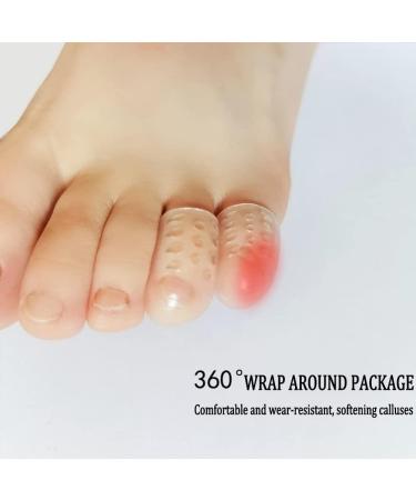 VOPETROY Little Toe Protectors - 50PCs Silicone Breathable Toe Covers for Blisters Corns Hammer Toes & Pain Relief - Buy Online on GoSupps.com
