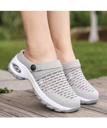 STYHYGBS Women Air Cushion Orthopedic Slip On Shoes - Diabetic Walking Sandals 7 Wide Blue - Buy Online on GoSupps.com