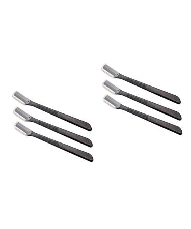 minkissy 24 Pcs Tool Makeup Accessories Miss Foldable Eyebrow Knife Mx2pcs Blackx2pcs
