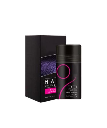 Hair Thickening Fibers 0.4 Oz Hair Building Fiber Thickening Hair Fiber Powder for Women and Men Natural Black