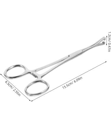 Mipcase Reptile Feeding Clip Leopard Gecko Supplies Reptile Catching Stainless Steel Silver - Buy Online on GoSupps.com