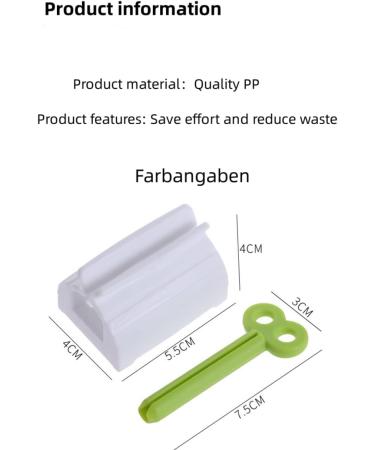 YSTrillion Toothpaste Squeezer - 6 Pack Tube Squeezer for Toothpaste & Hand Cream | Bathroom Accessories - Red Blue Green - Buy Online on GoSupps.com