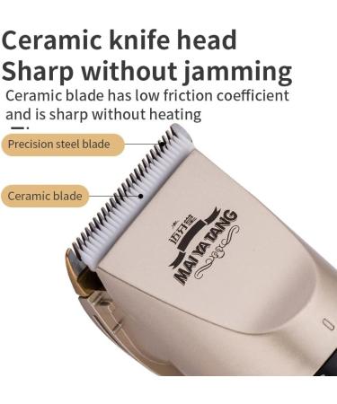 Professional Hair Clipper - Ceramic Cutter Removable Battery Metallic Finish | Ideal for Salons & Home Use - Shop Internationally - Buy Online on GoSupps.com