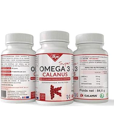 Super Omega 3 Calanus New Generation of Omega-3 100% Pure SDA + EPA + DHA From Calanus Finmarchicus ASTAXANTHIN For 1 Month SuperPhysique Nutrition - Buy Online on GoSupps.com
