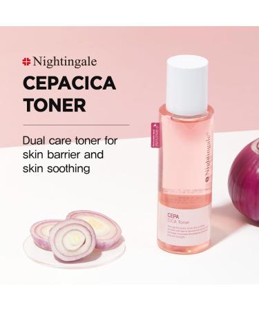 Nightingale CEPACICA Toner for Damaged Sensitive Skin - Hypoallergenic Vegan Korean Facial Toner Alcohol & Fragrance Free Skin Barrier Repair with Centella - Buy Online on GoSupps.com