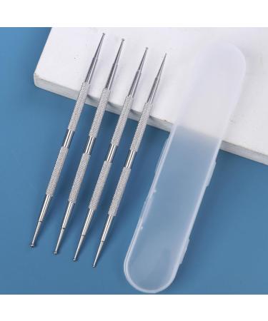 Dotting Tools 4 Pcs Professional Ball End Nail Art Tools Nail Art Pens Stainless Steel Dotting Pen Tool Nail Art Kit Rhinestone Picker Tool Pottery Tools Polymer Clay Tools(silver) - Buy Online on GoSupps.com