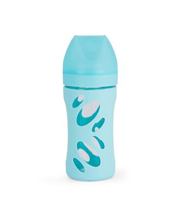 Buy Twistshake Glass Baby Bottle - Anti-Colic Teat BPA Free Pastel Blue (260 ml) - Perfect for 2 Months+ - Buy Online on GoSupps.com