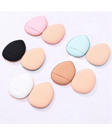 Qyrugcxs Mini Size Finger Puff Set Makeup Sponge Face Puff Cosmetic Air Cushion Powder Puff Makeup Tools - Buy Online on GoSupps.com