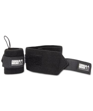 Gorilla Wear Wrist Wraps Basic - Black | Essential Bodybuilding & Fitness Accessory for Optimal Support - Buy Online on GoSupps.com