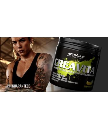 Activlab Creavita 300g - Lemon Lime Creatine Powder | 30 Portions | Enhance Fuel & Performance | Lab Tested Bodybuilding Supplement - Buy Online on GoSupps.com