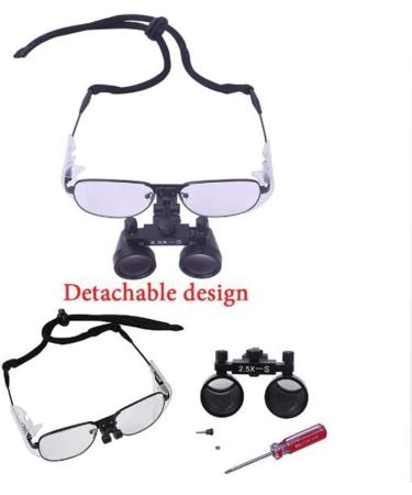 Magnifier Medical Magnifier Dental Magnifying Glasses 2.5XAdjustable Headband Loupe Hands Free Headband Magnifier Visor Glasses Magnifying - for Surgical Jewelry Appraisal - Buy Online on GoSupps.com