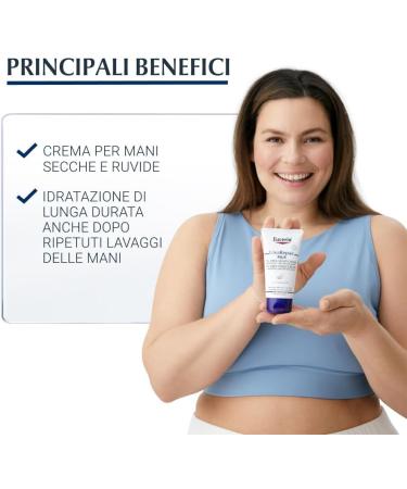 Eucerin Urea Repair Regenerating Hand Cream 5% 30ml 48-hour repairing and moisturizing hand cream Formula with Urea - Buy Online on GoSupps.com