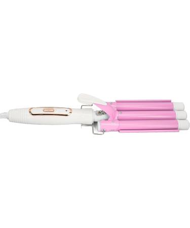 3 Barrel Curling Iron Wand - Adjustable Temperature Ceramic Lasting Waves Flexible for All Hairstyles - US Plug - Buy Online on GoSupps.com