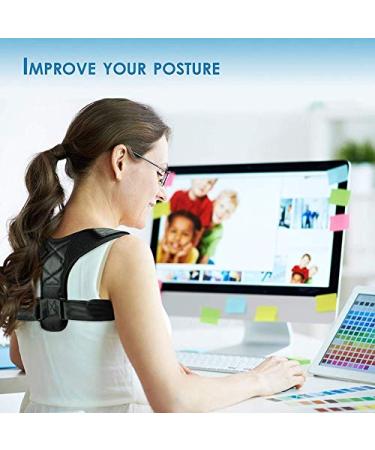 Medical Adjustable Clavicle Posture Corrector Men Woemen Upper Back Brace Shoulder Lumbar Support Belt Corset Posture Correction lofty ambition - Buy Online on GoSupps.com