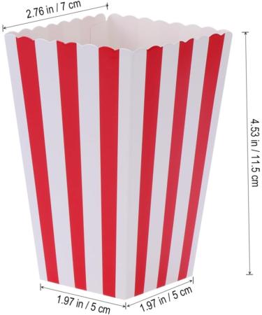 OUNONA 96 Pcs Candy Red Chicken Popcorn Box mediumx2pcs Redx2pcs - Buy Online on GoSupps.com