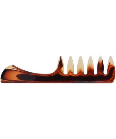 Retro Hairstyle Comb Men's Wide Teeth Resin Comb Anti-static Suitable for Salon and Home Use (2 wide tooth handle models) - Buy Online on GoSupps.com