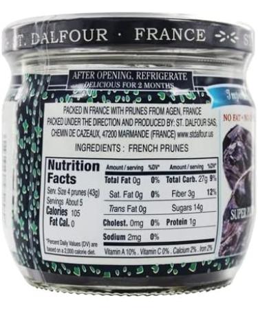 St. Dalfour Giant French Prunes with Pits - 7 oz (200 g) | Premium Dried Fruit - Buy Online on GoSupps.com