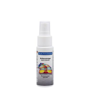 Blum Manufaktur - 50ml glasses cleaner spray - streak-free cleaning for glasses sunglasses reading glasses - Made in Germany - Buy Online on GoSupps.com