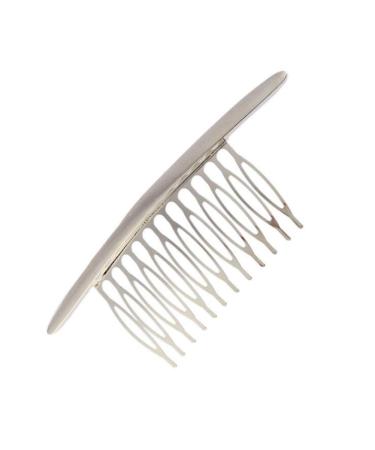 Curved Alloy Hair Side Comb Set - Silver & Gold French Hair Twist Inserts & Clips for Women & Girls - Stylish Hair Jewelry & Styling Tool - Buy Online on GoSupps.com