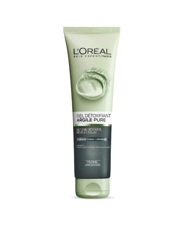 L'Oreal Pure-Clay Cleanser Detox-Brighten 3 Pure Clays + Charcoal 4.4 fl oz (130 ml)