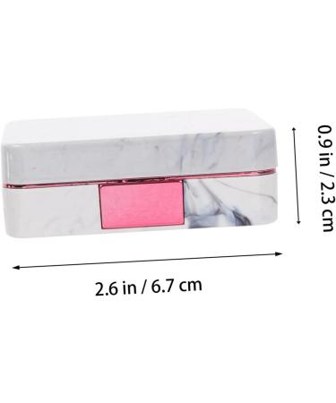 Healeeved 8 STK Square Glasses Case - Compact Travel Contact Lens Holder with Mirror & Lens Storage | Portable ABS Eye Cases - Buy Online on GoSupps.com