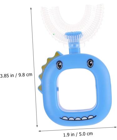 Gatuida 10 pcs Children's Shaped Toothbrush Set - Portable U-Toothbrushes for Kids | Durable & Easy Clean PP Material - Buy Online on GoSupps.com