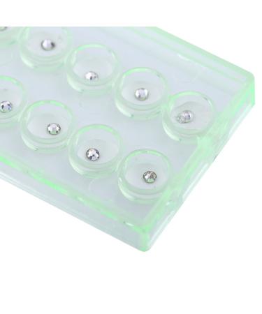 Dental Crystal 10pcs 2mm Tooth Ornaments Kit with Plastic Box - White Tooth Jewelry Gems for DIY Nail and Teeth Decoration - Buy Online on GoSupps.com