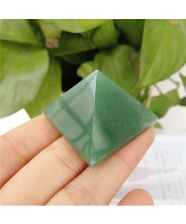 30-35mm Natural Green Quartz Crystal Pyramid Stones Reiki Gifts - Buy Online on GoSupps.com