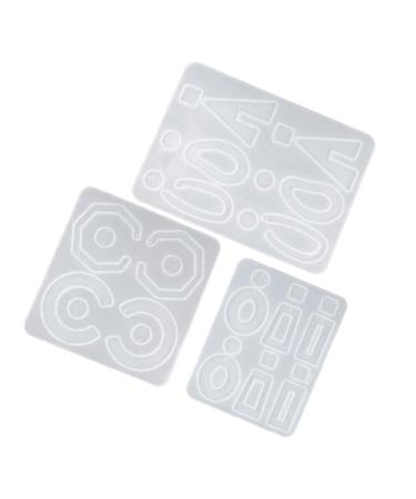 NUOBESTY Charm Silicone Home Studio Mold Pendant/DIY for Adornment White White 13.5X18.5CM