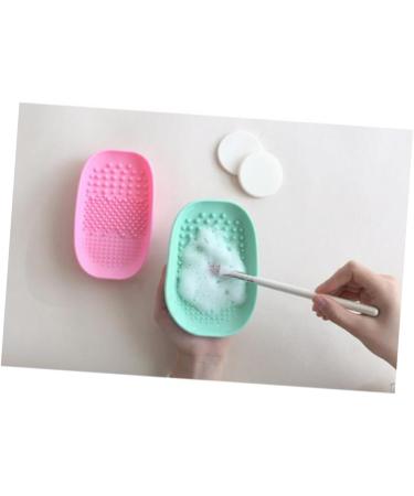 Ipetboom 1pc Portable Makeup Brush Cleaner Makeup Brush Cleaning Pad Paint Brush Cleaner Makeup Brush Wash Mat Makeup Brush Scrubber Brush Scrub Board Tools Brush Pad Pink Make up - Buy Online on GoSupps.com
