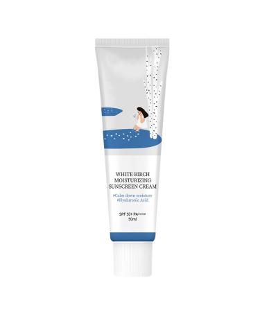 Korean Sunscreen for Women & Men Skin Care Birch Juice Moisturizing Sunscreen (SPF50+ PA++++) | Moisturizing sunscreen No White Cast Strong UV Protection
