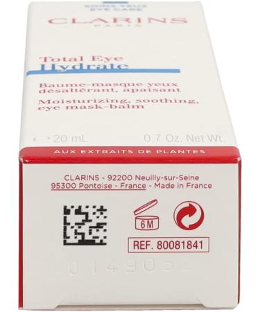 Total Eye Hydrate Moisturizing Soothing Eye Mask-Balm by Clarins for Women - 0.7 oz Balm - Buy Online on GoSupps.com