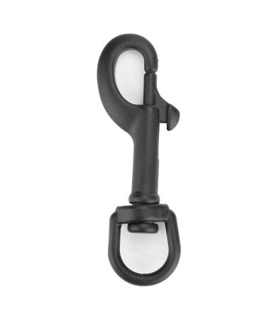 Test stainless steel Bolt Snap diving hook stainless steel vertebral carabiner vertebrae snap hook carabiner hook kit scuba diving accessories black 75mm