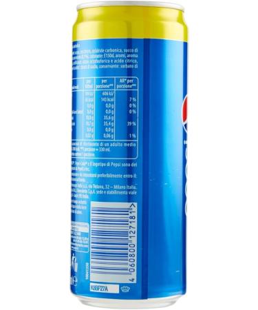  Pepsi 72 cans of Pepsi Twist (72 cans of 0.33 l EU) + 400 g Italian Gourmet polpa - Buy Online on GoSupps.com