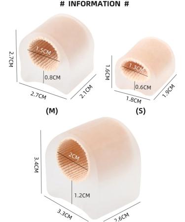 Gel Toe Separators 3 Pairs - Fabric Toe Spacers for Bunions & Hammer Toes Pain Relief - Buy Online on GoSupps.com