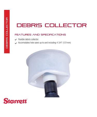 Starrett Debris Dust Collector - DB2 Durable Electric Drill Hole Saw Dust Bowl - Power Tool Accessories For Upto 121mm Hole Saws Single - Buy Online on GoSupps.com