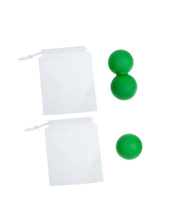 Beavorty 1 set of fascia ball massage ball Hand exercise Foot lacrosse balls Massage ball for the neck tool for muscle scratch Massage ball Double sleeping bag Yoga-ball body solid TPE fitness