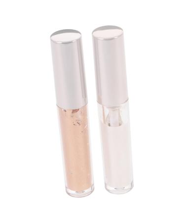 FOMIYES 2pcs Liquid Highlighter Glitter Cosmetics Miss