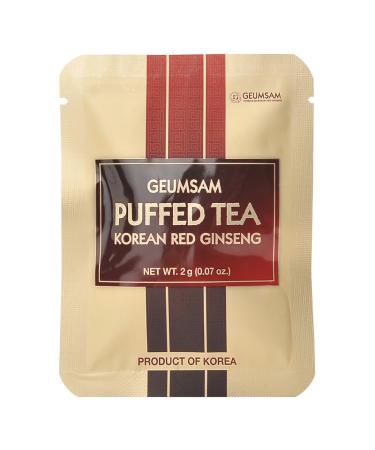 GEUMSAM Puffed Korean Red Ginseng Tea - 100% Ginseng Root Premium Herbal Tea for Daily Wellness | 2g 10 Tea-Bags (20g) | Hot & Cold Brew Wellness Tea - Buy Online on GoSupps.com