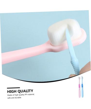 CLISPEED 2 Pack Toothbrush with Bristles Captivity - Premium PP Design for Optimal Oral Care - International Shipping Available - Buy Online on GoSupps.com