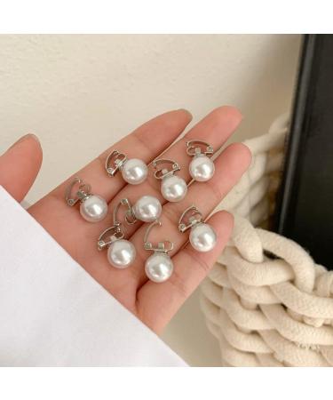10 Pcs Mini Pearl Hair Clips - Fashion Wedding Hair Accessories for Women and Girls - Buy Online on GoSupps.com