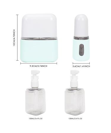 Skycase 2 in 1 Travel Bottle Set | Leak-Proof Refillable Containers for Toiletries | Airplane Travel Accessories Kit - Blue - Buy Online on GoSupps.com