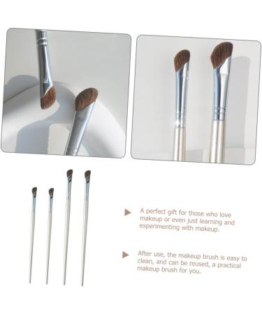 POPETPOP Eyebrow Brush 8 Pcs Nose Shadow Brush Eyeshadow Angled Eye Shadow Brush Angled Nose Contour Brush Miss Sickle - Buy Online on GoSupps.com