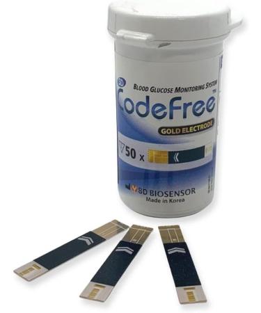 SD Codefree Blood Glucose Monitor Replacement Strips - Pack of 150 Strips - Buy Online on GoSupps.com