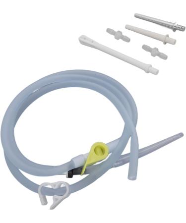 Silicone Input Hose for Intestinal Cleaning - 4 Reusable Tips Controlled Water Flow Enema Accessories - Buy Online on GoSupps.com