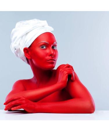 Go Ho Makeup Liquid Body Paint (2.1 oz) - Red Water Based Face & Body Paint for Special FX, Cosplay & Halloween - Buy Online on GoSupps.com