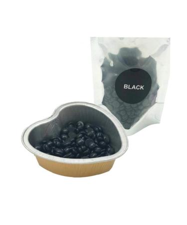Smooth Hard Wax Beans for Pain-Free Hair Removal - Ideal for Body Bikini Armpits & Legs - 100g Black Wax Kit for Men & Women - Buy Online on GoSupps.com